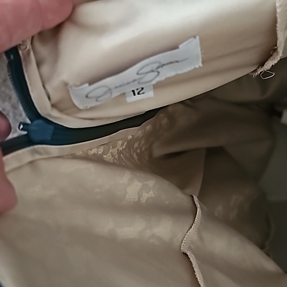 πππππ’π₯ $πππ Blue Teal lace dress Jessica Simpson Size 12 New with tags - Picture 11 of 16